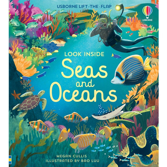 Look Inside Seas and Oceans Book, Usborne