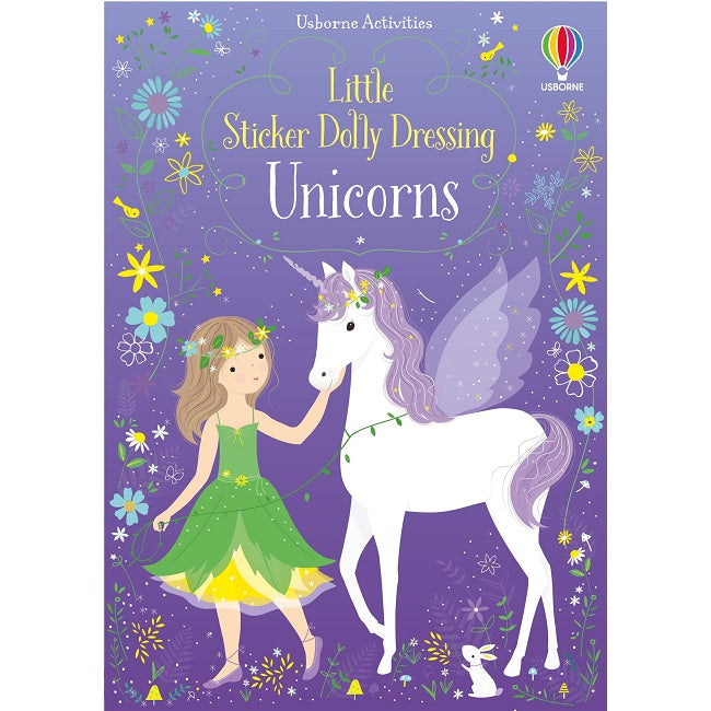 Little Sticker Dolly Dressing Unicorns Sticker Book, Usborne