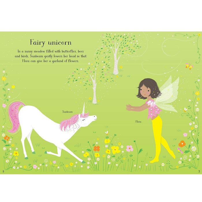 Little Sticker Dolly Dressing Unicorns Sticker Book, Usborne