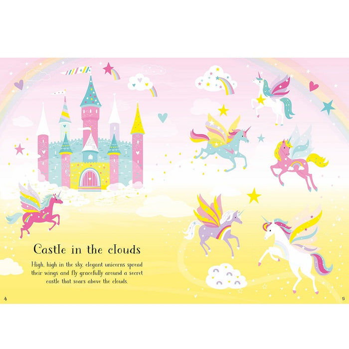 Little Sticker Dolly Dressing Unicorns Sticker Book, Usborne