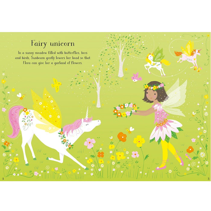 Little Sticker Dolly Dressing Unicorns Sticker Book, Usborne