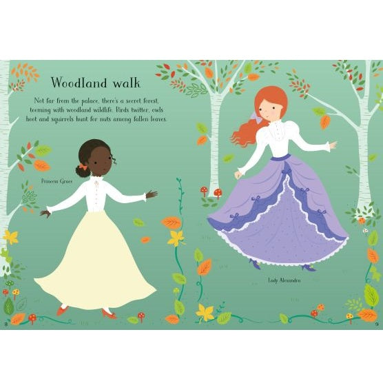 Little Sticker Dolly Dressing Princess Sticker Book, Usborne