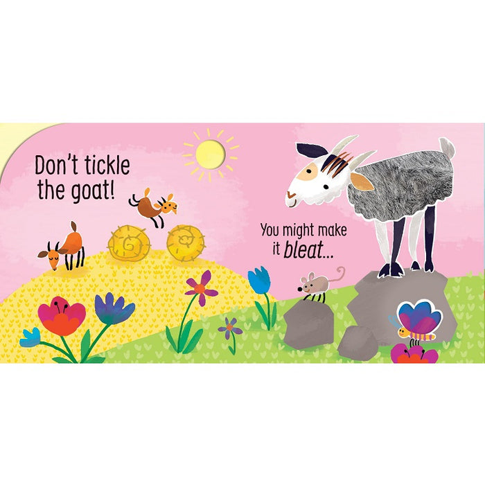 Don't Tickle the Cow! Textures & Sounds Book, Usborne