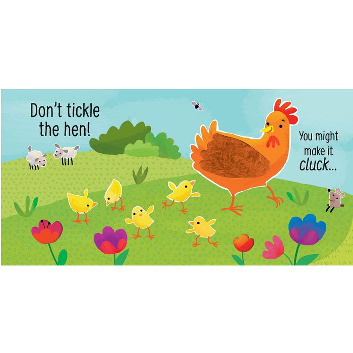 Don't Tickle the Cow! Textures & Sounds Book, Usborne