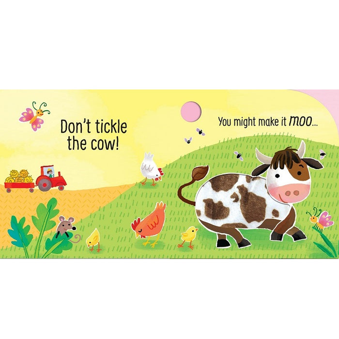 Don't Tickle the Cow! Textures & Sounds Book, Usborne