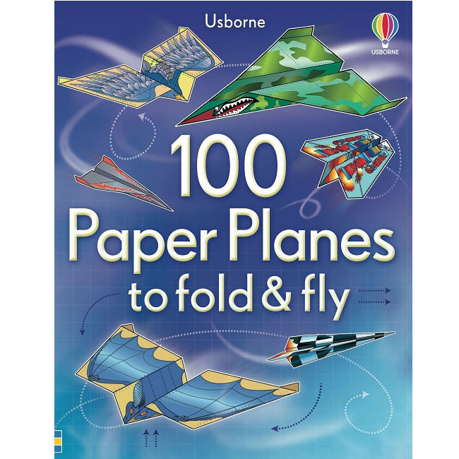 100 Paper Planes to Fold and Fly Book, Usborne