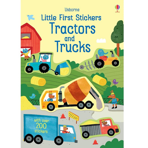 Little First Stickers Tractors and Trucks Sticker Book by Usborne