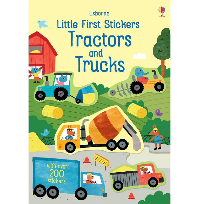 Little First Stickers Tractors and Trucks Sticker Book by Usborne