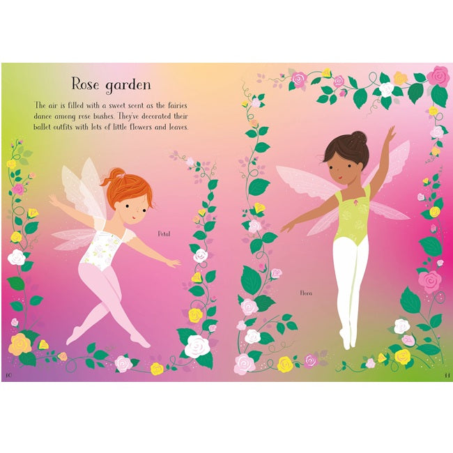 Little Sticker Dolly Dressing Ballet Fairies Sticker Book, Usborne