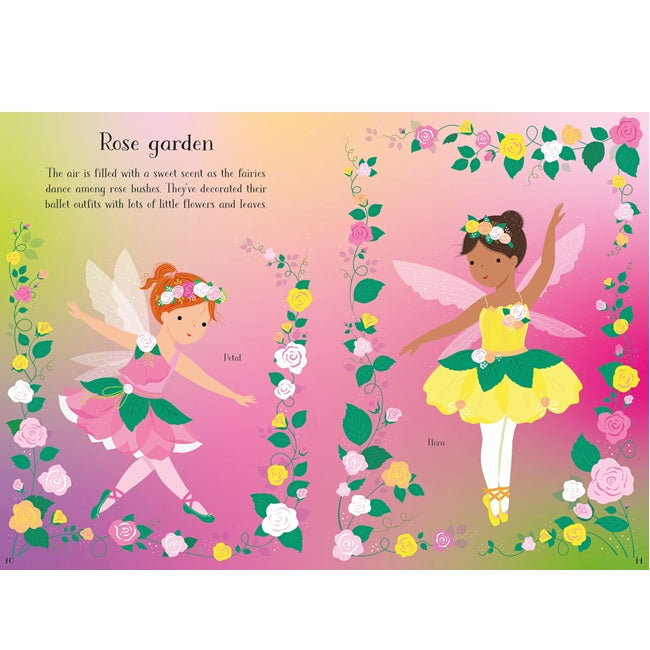 Little Sticker Dolly Dressing Ballet Fairies Sticker Book, Usborne