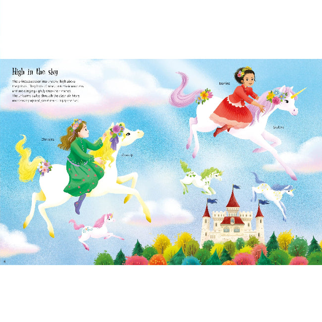 Little Sticker Dolly Dressing Unicorn Princesses Sticker Book, Usborne