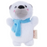 Territory Polar Bear Plush Squeaker Dog Toy