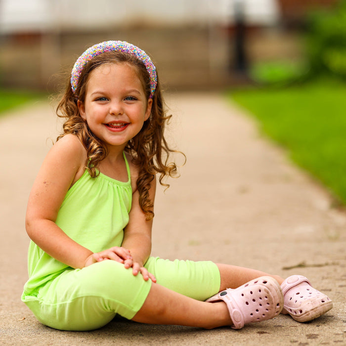 Chunky Padded Sparkly Headband, Assorted Colors