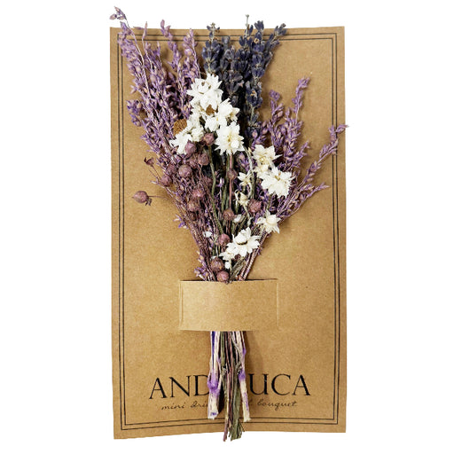 Lavender Wildflower Mini Dried Floral Bouquet