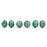 Kashi Semiprecious Stone Post Earrings - Amazonite E28AZ