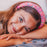 Chunky Puffy Sprinkles Headband, Light Blue