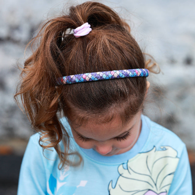 Glitter Mermaid Scale Headband, Assorted Colors