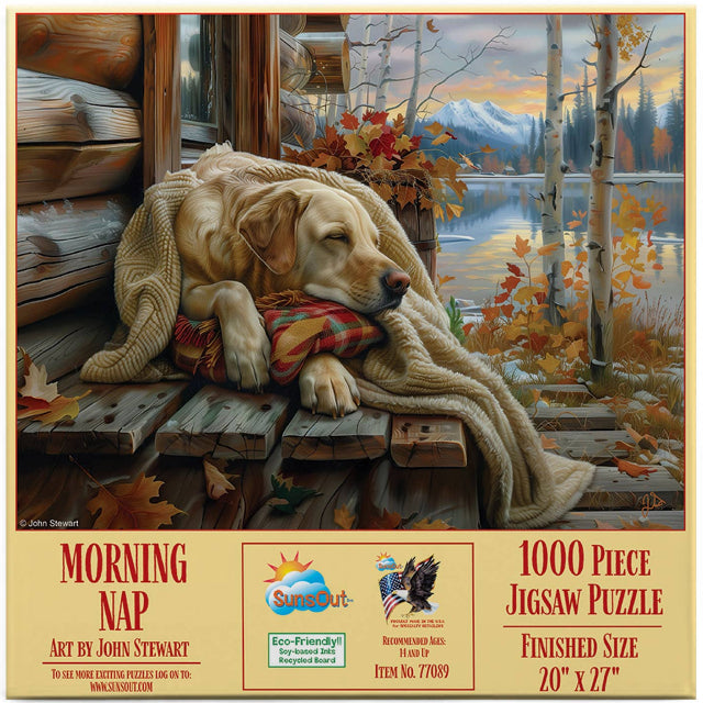 SunsOut 1000 Piece Jigsaw Puzzle, Morning Nap