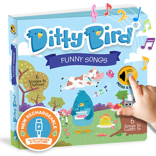 Ditty Bird Funny Songs Sound Book | USB-C Rechargeable