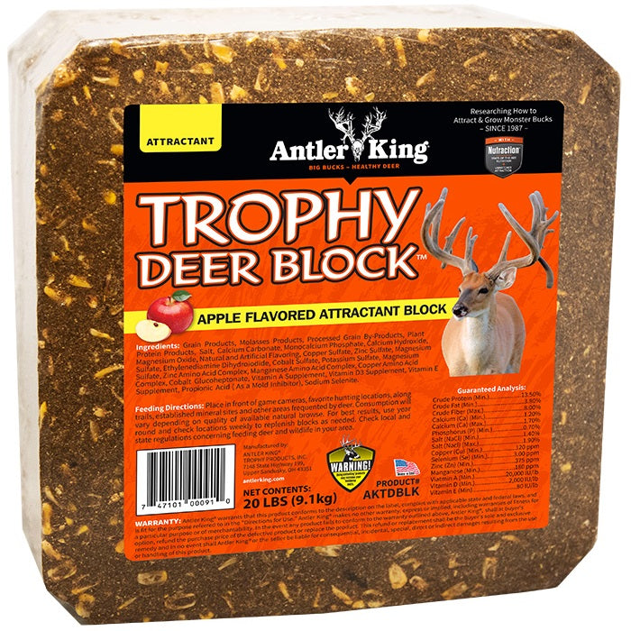 Trophy Deer Block by Antler King, 20 lb