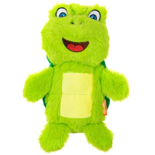 Growl Belly Boomers Tina the Turtle Tough Plush Dog Toy