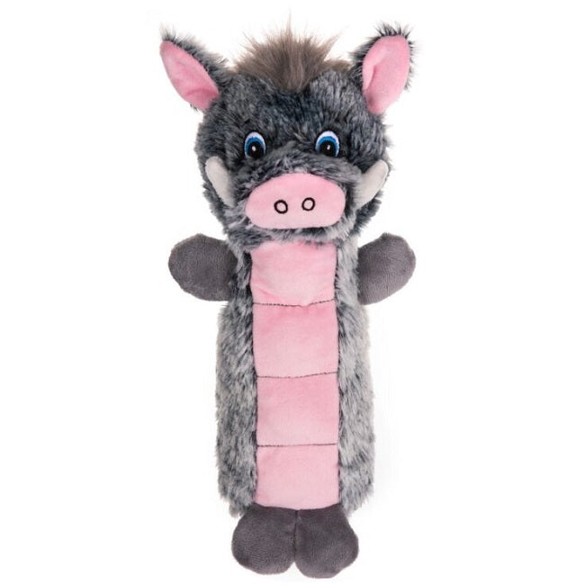 Growl Belly Busters Wally the Warthog Tough Plush Dog Toy