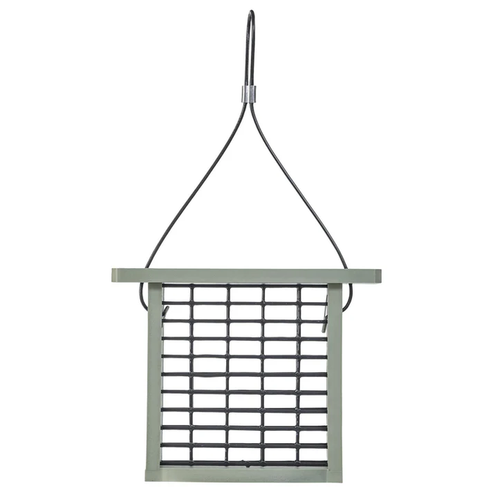 Recycled Plastic Suet Feeder, Sage Green - Bird's Choice