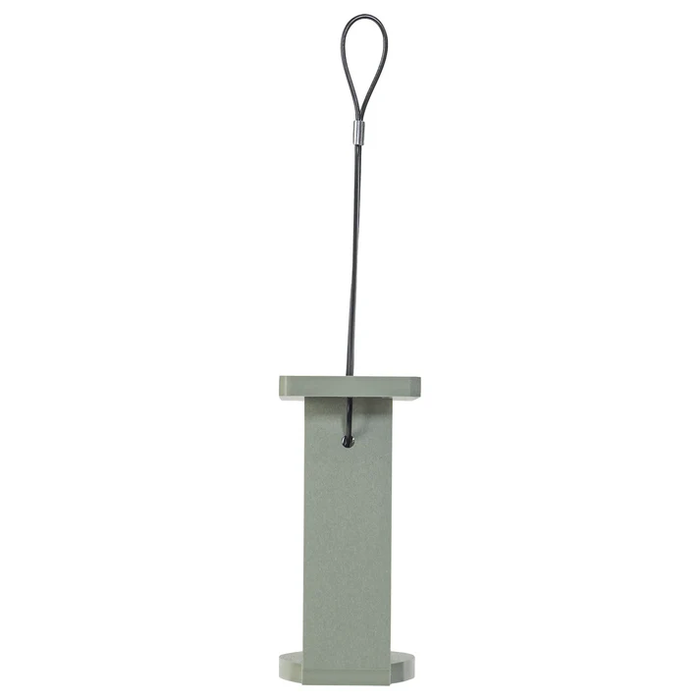 Recycled Plastic Suet Feeder, Sage Green - Bird's Choice