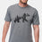 Men's Double Exposure Bear T-Shirt, Heather Grey