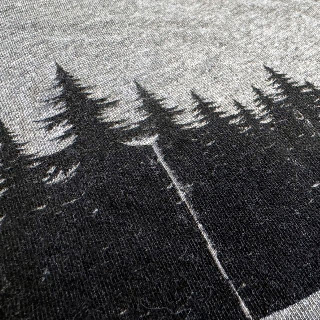 Men's Fish and Forest T-Shirt, Heather Grey