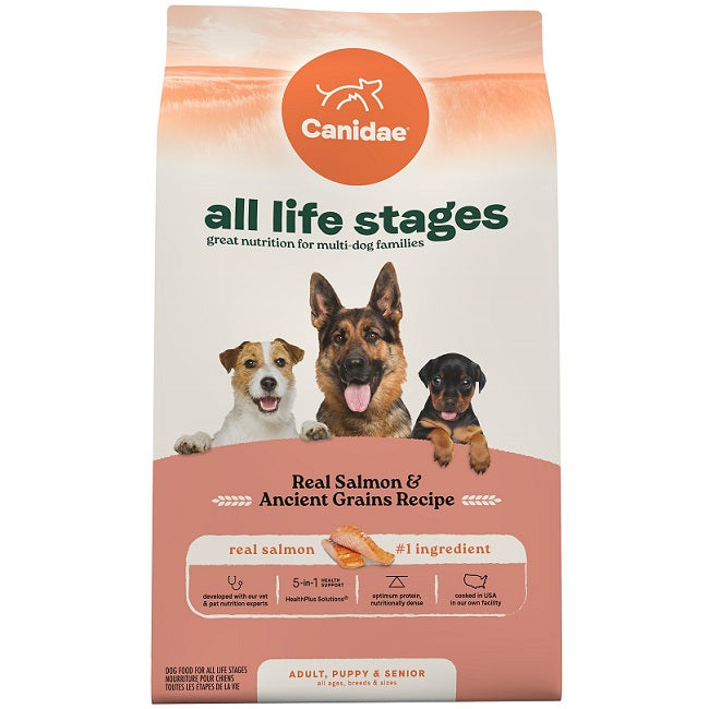 Canidae All Life Stages Dry Dog Food - Real Salmon & Ancient Grains Recipe, 27 lb.