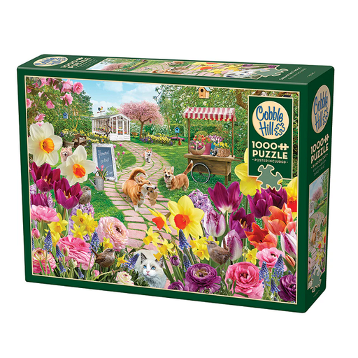 Cobble Hill 1000 Piece Jigsaw Puzzle, Springtime Frolic