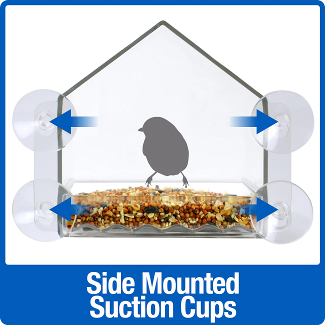 Nature's Way Clear View Window Bird Feeder