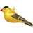 Goldfinch Blown Glass Ornament