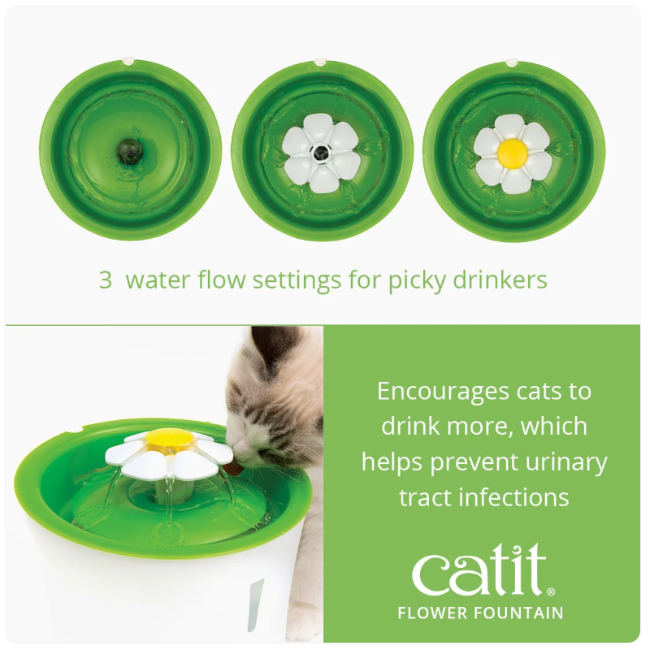 Catit Flower Fountain Pet Drinking Fountain