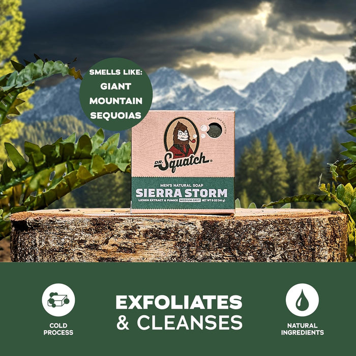 Dr. Squatch 5-oz. Bar Soap, Sierra Storm
