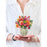 FreshCut Paper Pop Up Mini Sunrise Dahlia 3D Greeting Card