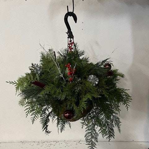 Holiday Coco Hanging Basket