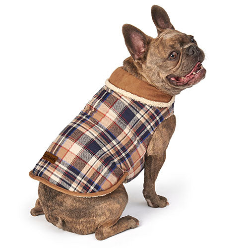 Eddie Bauer Cordova Reversible Dog Vest, Oatmeal/Brown