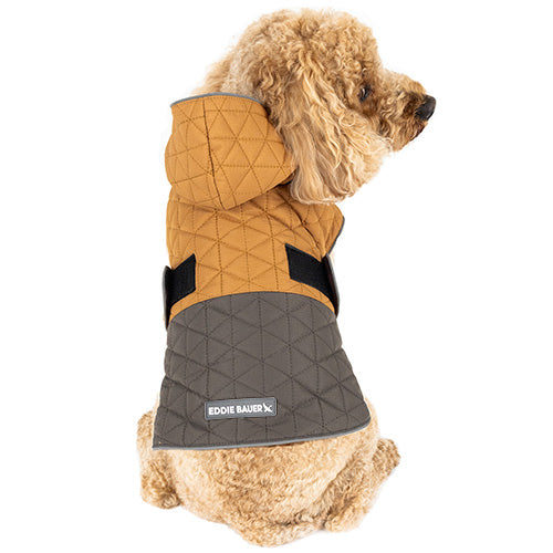 Eddie Bauer Richland Jacket Brown/Gray Dog Coat