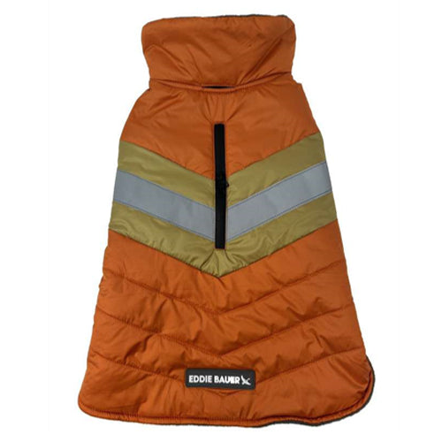 Eddie Bauer Riverbend Reflector Dog Vest, Rust