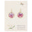 Pink Purple Round Dried Flower Earring
