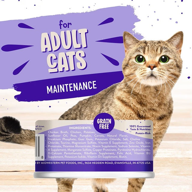 Earthborn Holistic Chicken Fricatssee Grain-Free Canned Adult Cat Food, 5.5-oz Can