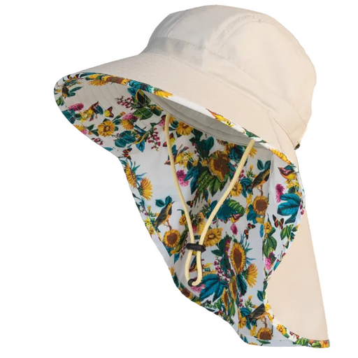 Farmers Defense Sun Hat - Garden Flower