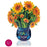 FreshCut Paper Pop Up Mini Sunflowers 3D Greeting Card