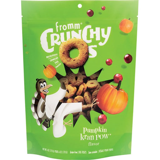 Fromm Crunchy Os Pumpkin Kran Pow Flavor Treats 6 oz.