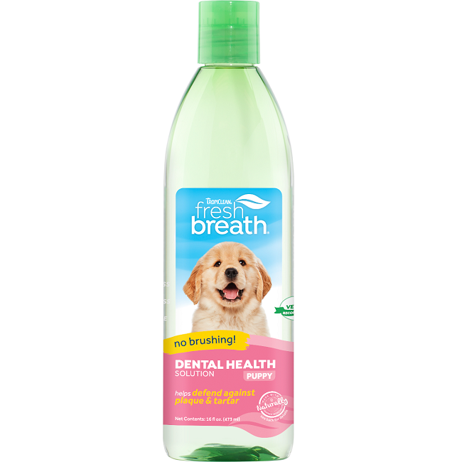 Tropiclean Fresh Breath Dental Health Solution for Puppies