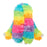 Bark Good Vibes Gary Rainbow Sloth Plush Dog Toy