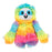 Bark Good Vibes Gary Rainbow Sloth Plush Dog Toy
