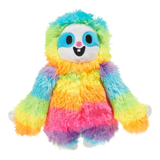 Bark Good Vibes Gary Rainbow Sloth Plush Dog Toy